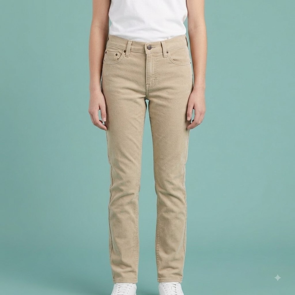 Levi's 511 Slim Khaki‎ Jeans Wemen's 18R Beige Stretch Denim